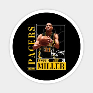 Reggie Miller Choke Sign Basketball Legend Signature Vintage Retro 80s 90s Bootleg Rap Style Magnet